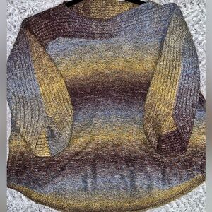 Beautiful fall colored 3/4 length arm sweater